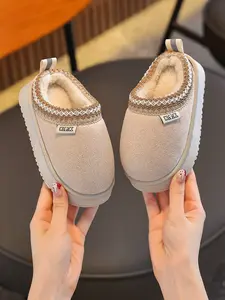 Home slippers for autumn and winter, simple and casual style. Soft-soled home slippers are comfortable for daily indoor use, Soft Non Slip, Footwear