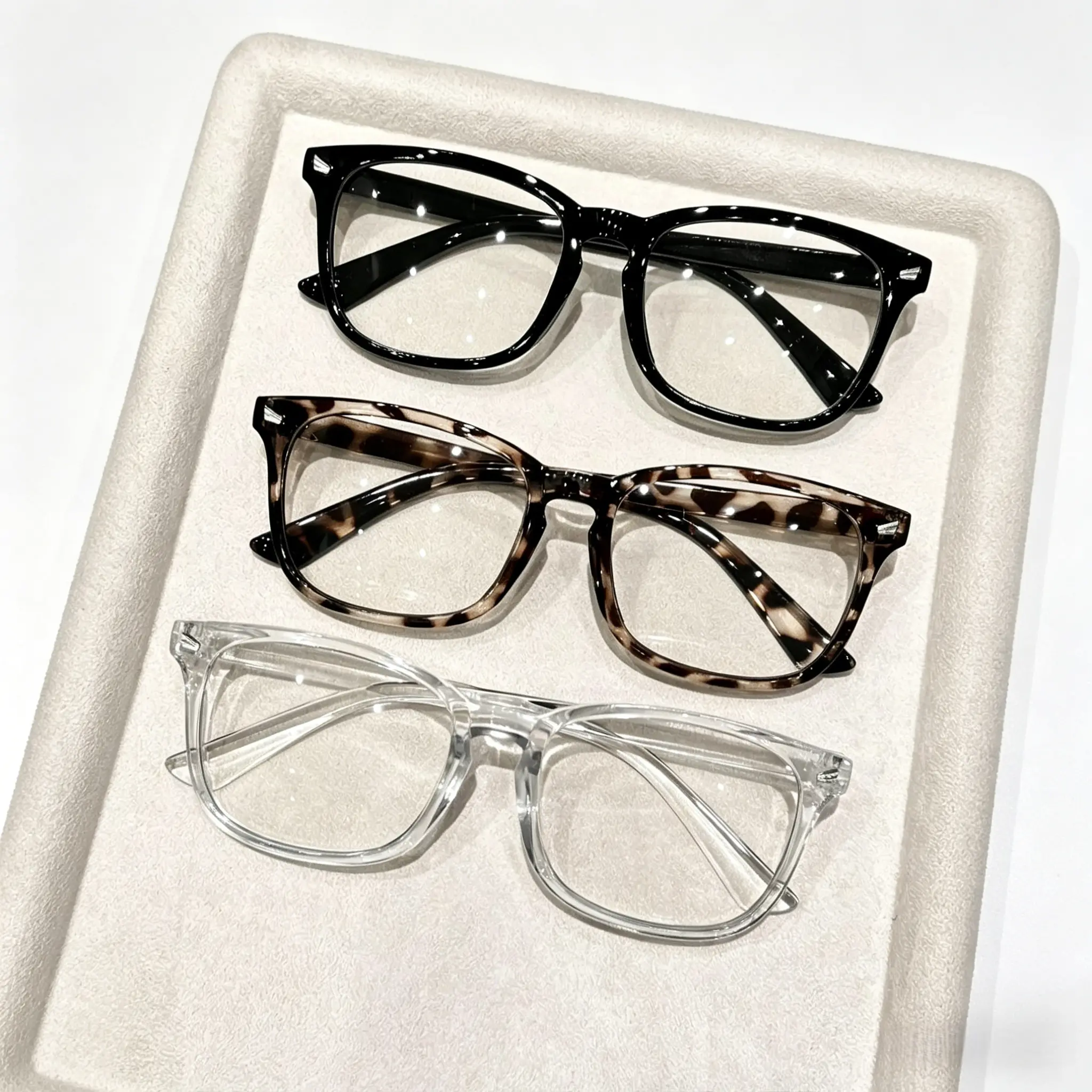 Women's 3-Pack Classic Leopard Pattern Glasses - Lightweight, Durable, Simple Design, Accessories for Women, Suitable for Daily Life & Outdoor Activities,summerwins,father'sdaygifts,campingessentials,campinggear