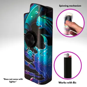 FLKR LYTR: Cancer Fidget Spinning case for LYTRs, high quality polypropylene body for durability,