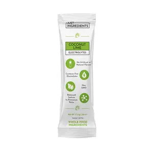 Just Ingredients Coconut Lime Electrolytes Stick [1 Individual Stick] | Hydration Drink Mix with Coconut Water, Sea Salt, and Trace Minerals – Supports Energy, Recovery, and Electrolyte Balance*