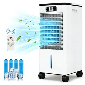 2026 Portable 3-IN-1  Air Conditioners, Swamp Cooler, Evaporative Air Cooler, 4 Modes & 3 Speeds, 2-Gal Water Tank for Long Cooling, Max 20 FT/S Remote Control, 12 Hours Timer,Cooling Fans  for Home, Office and Bedroom