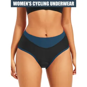 2024Women's 3D Padded Gel Cycling Underwear Shorts - High-Stretch Breathable Knit, Ergonomic Gel Padding & Mesh Panels for Ventilation, Tight-Fit Riding Briefs for Road & Mountain Biking, All-Season Comfort, Biker Shorts2025