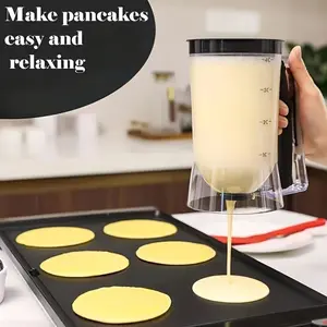 1 Piece Batter Dispenser Cake Mix Separator Measuring Cup Handheld DIY Baking Tool, Essential Kitchen Gadget for Perfect Cakes