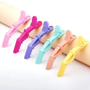 【NOT FOR SALE】1PCS Random Colors Plastic Alligator Hair Clips  - Professional Styling Clips for Hair Hairpins Wavy