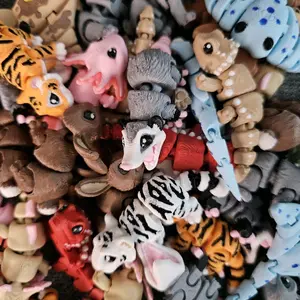 Detailed Pocko Pets - MatMireMakes | Realistic 3D Printed Articulating Mini Fidget Animals Great Gift and Desk Figure Model Set