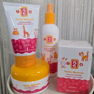 Jafra Tender Moments for Baby Unisex Aromas Exquisita Set Completo Toddler 4 pieces: shampoo, crema corporal, locion, hair detangler