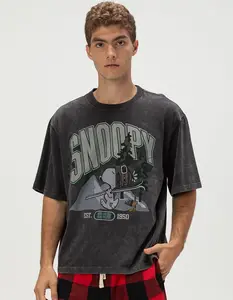 RSQ x Peanuts Snoopy Ski Mens Boxy Tee