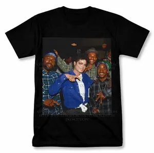 Michael Jackson Crips Hip Hop Graphic T Shirt Vintage Rap Fan Tee