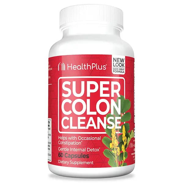 Health Plus Super Colon Cleanse - Gentle & Effective Internal Detox for Occasional Use, Healthcare, Fitness Edible Dietary Supplement