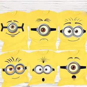 [FREESHIP] Minion Shirt, Y2K Streetwear T-Shirt, Unisex Crew Neck, Vintage Hip-Hop Sports Graphic, Casual Cotton Fit, Soft Comfortable Short Sleeve, Teen & Adult, Daily Wear All Color
