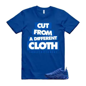 VaporMax Game Royal Blue White Air T Shirt Match CLOTH
