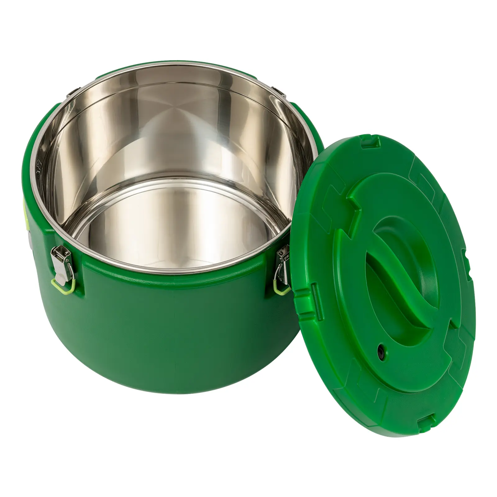 1* Insulated Beverage Bucket - 30L (2,000 ml and above) 201 Stainless Steel, PU & Silicone Components, 24H Temperature Retention, Antibacterial, Insulated Durable Kitchenware for Coffee, Tea, Restaurant, Outdoor Camping, Modern