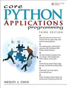 USED Book - Core Python Applications Programming (Core Series) by Wesley Chun (Paperback) - english