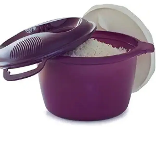 Tupperware Microwave Rice Maker Cookware - Multi-Functional Kitchen Gadget with Handle, Plastic Body, 1000ml Food Steamer for Home Use