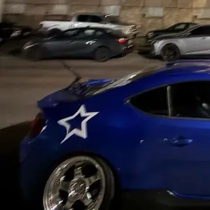 BIG STAR STICKER for Cars - Durable Vinyl Decal for Vehicle Decoration - White Star Design - Easy Application - Perfect for Car Accessories