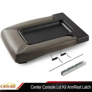 Center Console Lid Arm Rest Latch Fit For 2001-2006  Chevy Silverado/GMC Sierra  Lid Arm Rest Latch Center Console Cover Latch Repair kit