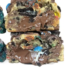Triple Chocolate Stuffed Cookie