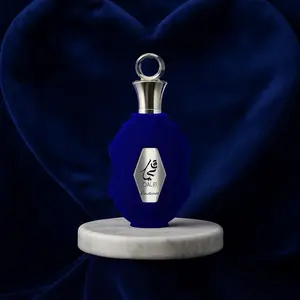 QALBI BLUE HEART (Eau De Parfum 100ML) Unisex Fragrance - Luxurious Velvet Bottle Design