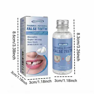 EELHOE Moldable Dental Gel Dentures Temporary Fillings Cavities and Teeth Fillings Temporary Tooth Filling Denture Kit Oral false  tooth fake