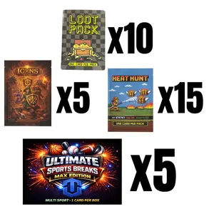 35x Box Break: USB Max Edition, Loots, Icons & Heat Hunt Multi Sport PYT