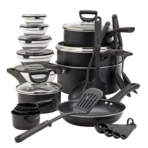 32PC Non-Stick Aluminum Cookware Set