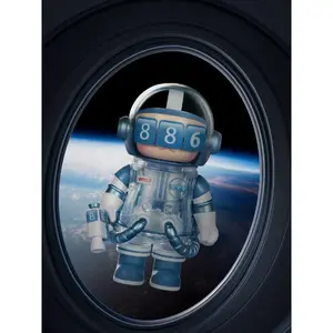 (Iris7016) POP MART Molly MEGA SPACE MOLLY 100% × emoji? Series