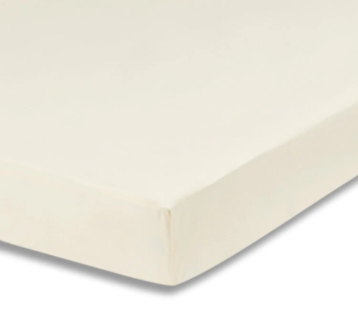 Beige Fitted Crib Sheet