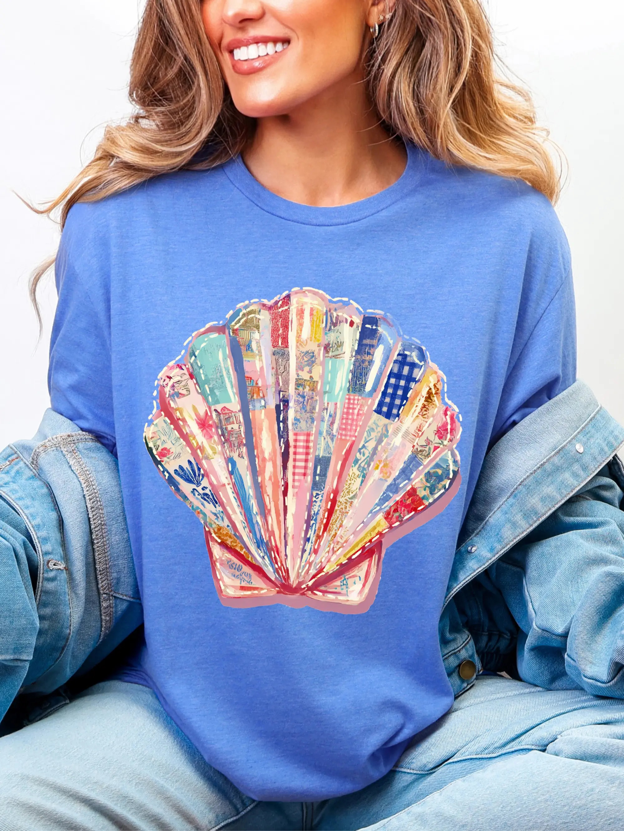 Sunshine and Seashells ~ Unisex Short Sleeve T-Shirt Gildan Softstyle Printed in the USA