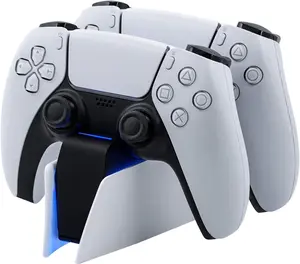 Mcbazel Dual Charger for PS5, Controller Charger Fast Charging Station Dock USB Type C Charging Adapter with LED Indicator for Playstation 5 DualSense Controller