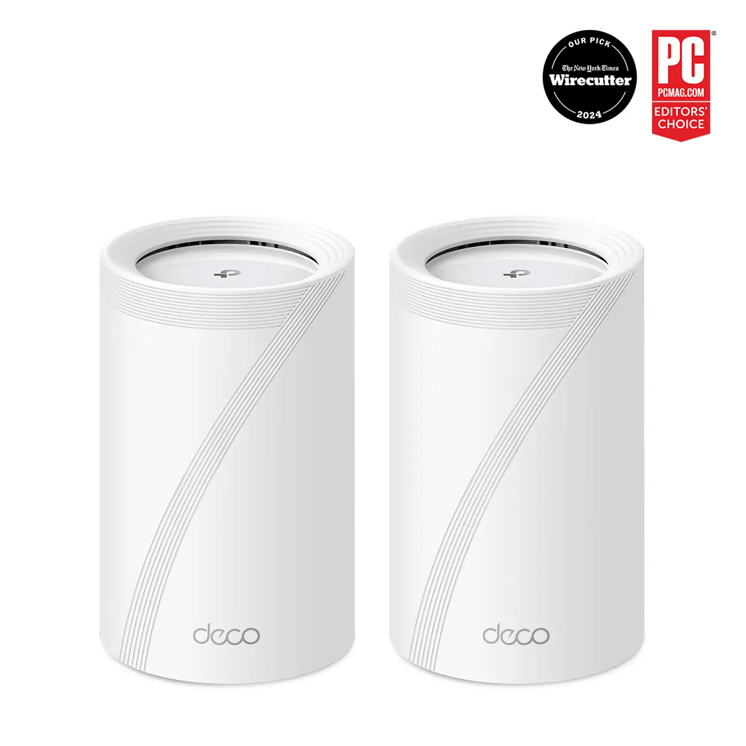 TP-Link Deco BE63  (2-Pack) Deco 7 Pro BE10000 Tri-Band WiFi 7Whole Home Mesh System- 6-Stream 10 Gbps, 5800 Sq.Ft Coverage, 4x2.5G Ports Wired Backhaul, 4X Smart Internal Antennas, VPN, MU-MIMO, HomeShield, Free Expert Support