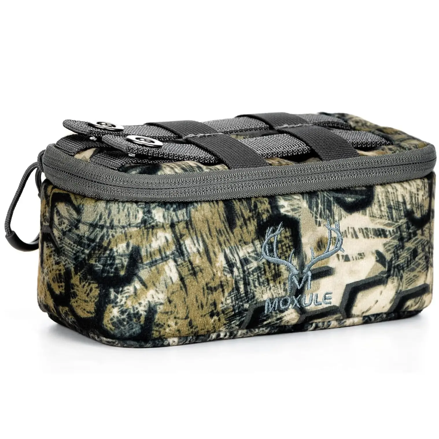 Binocular Harness Bottom Pouch - Lightweight, Durable, Water-Resistant, Expandable Zippered Pocket, Detachable Outdoor Gear Storage Bag Attachment for Rangefinders
