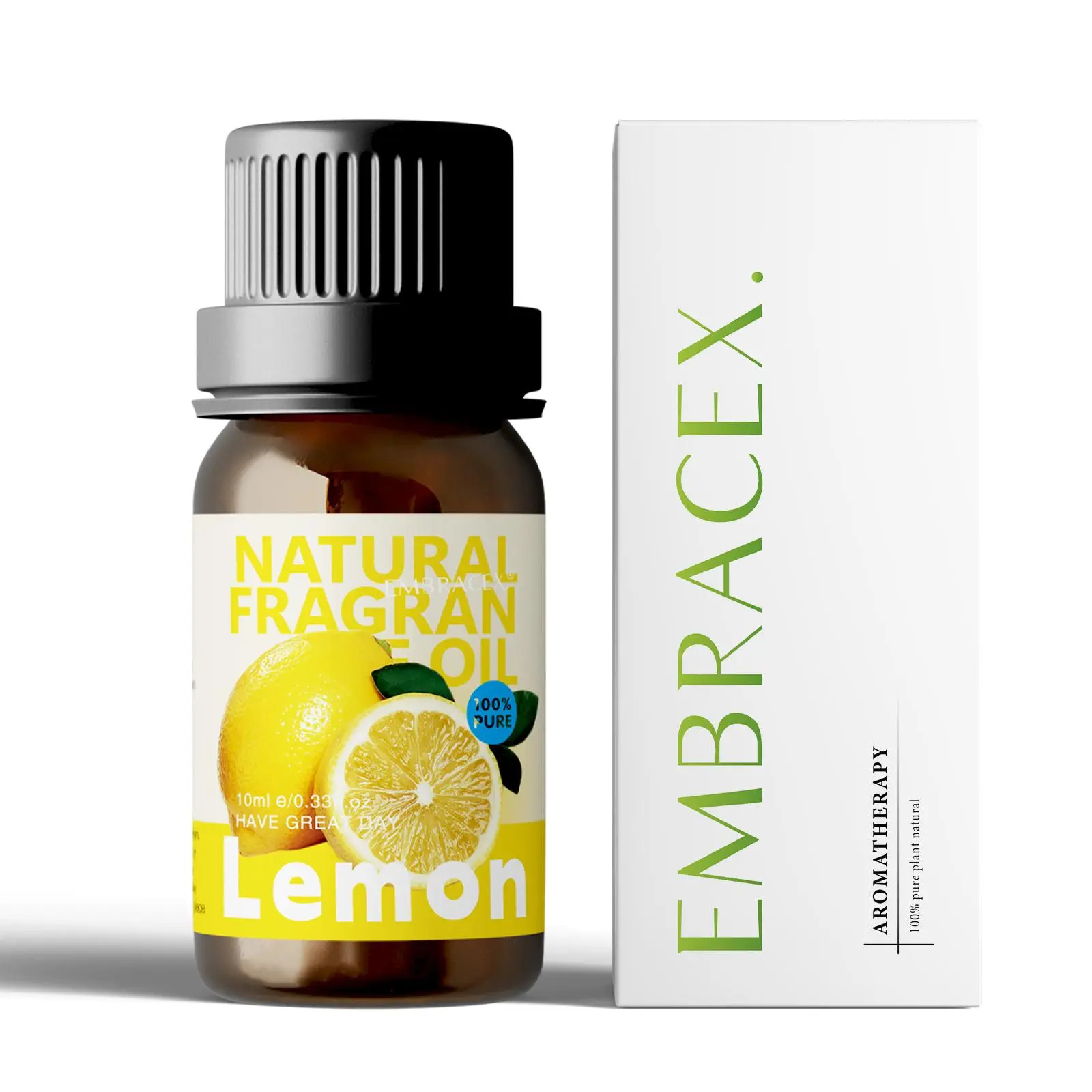 10ML Lemon Essential Oil Aromatherapy Oils for Diffusers and Home Fragrance, Scented Oils, Alcohol-Free Long-Lasting Scent, Ideal for DIY Soaps and Candles