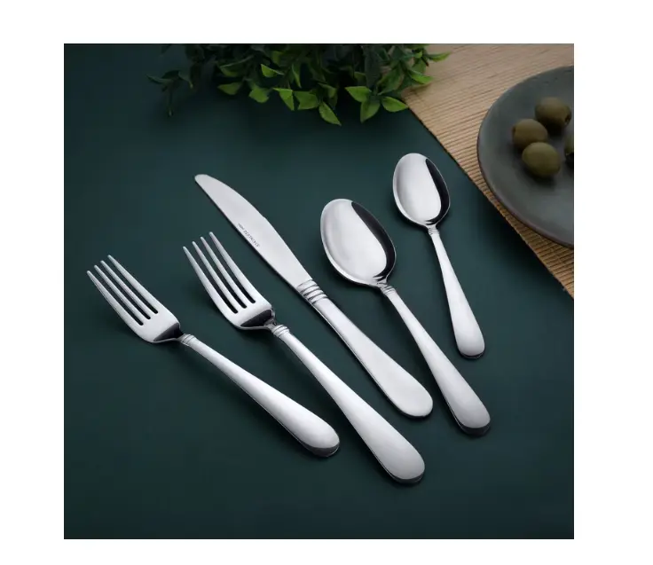Classic Everyday Flatware Set, 20-Piece Stainless Steel Utensil Collection for Four
