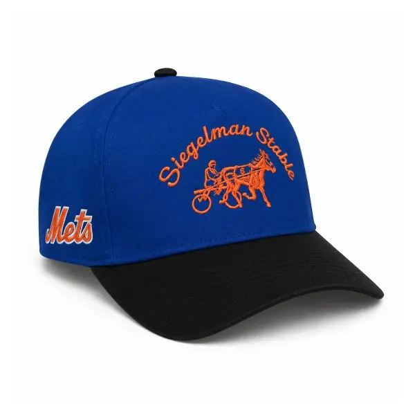 Siegelman Stable Mets Embroidered Baseball Trucker Hat Adjustable Lightweight Snapback Outdoor Sports Cap - john123@