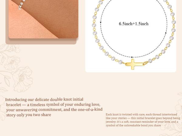 Tewiky Simple Cross Pendant Bracelet Dainty Simple Tiny Cross Bracelet For Women Girls For Easter Gift All-match & Exquisite Jewelry gift Back To School Tewiky Simple Cross Pendant Bracelet Dainty Simple Tiny Cross Bracelet For Women Girls For Easter Gift All-match & Exquisite Jewelry gift Back To School