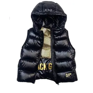 Children's Hooded Vest Autumn & Winter New Item Thick Winter Vest 3-12 Years Old Warm Cotton Jacket Lightweight Soft Design