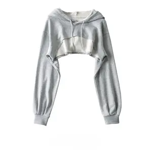 Womens Cropped Hoodie