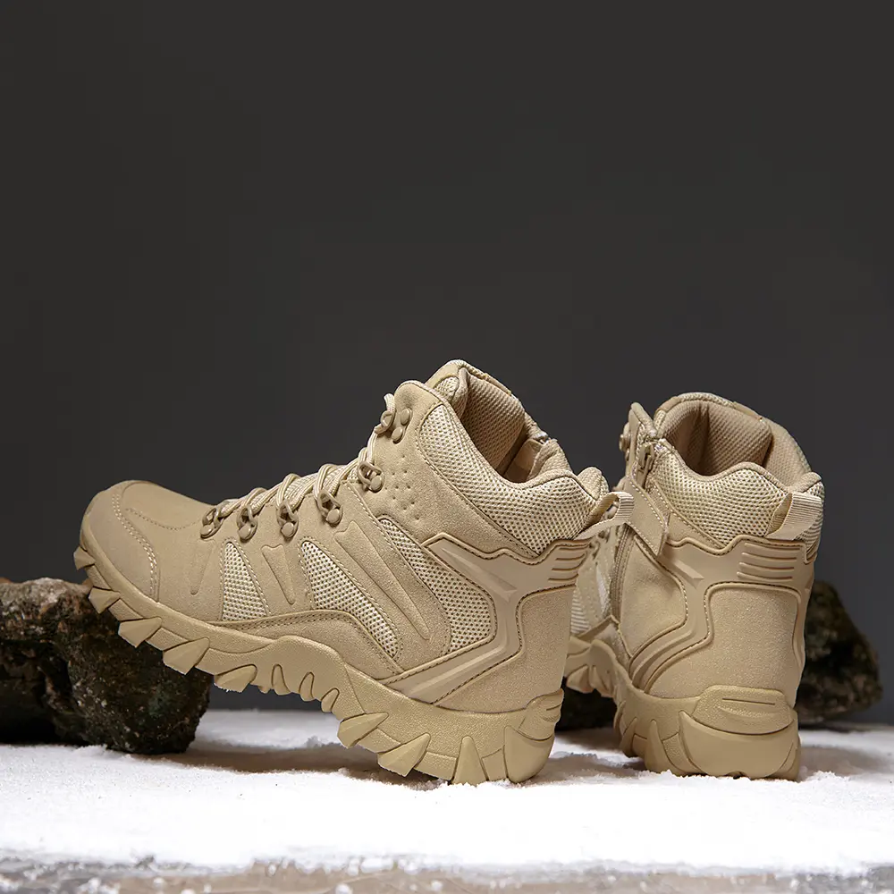 Men's casual and fashionable outdoor sports boots, outdoor travel hiking shoes, outdoor party sports shoes, field climbing boots, combat boots, men's sports shoes