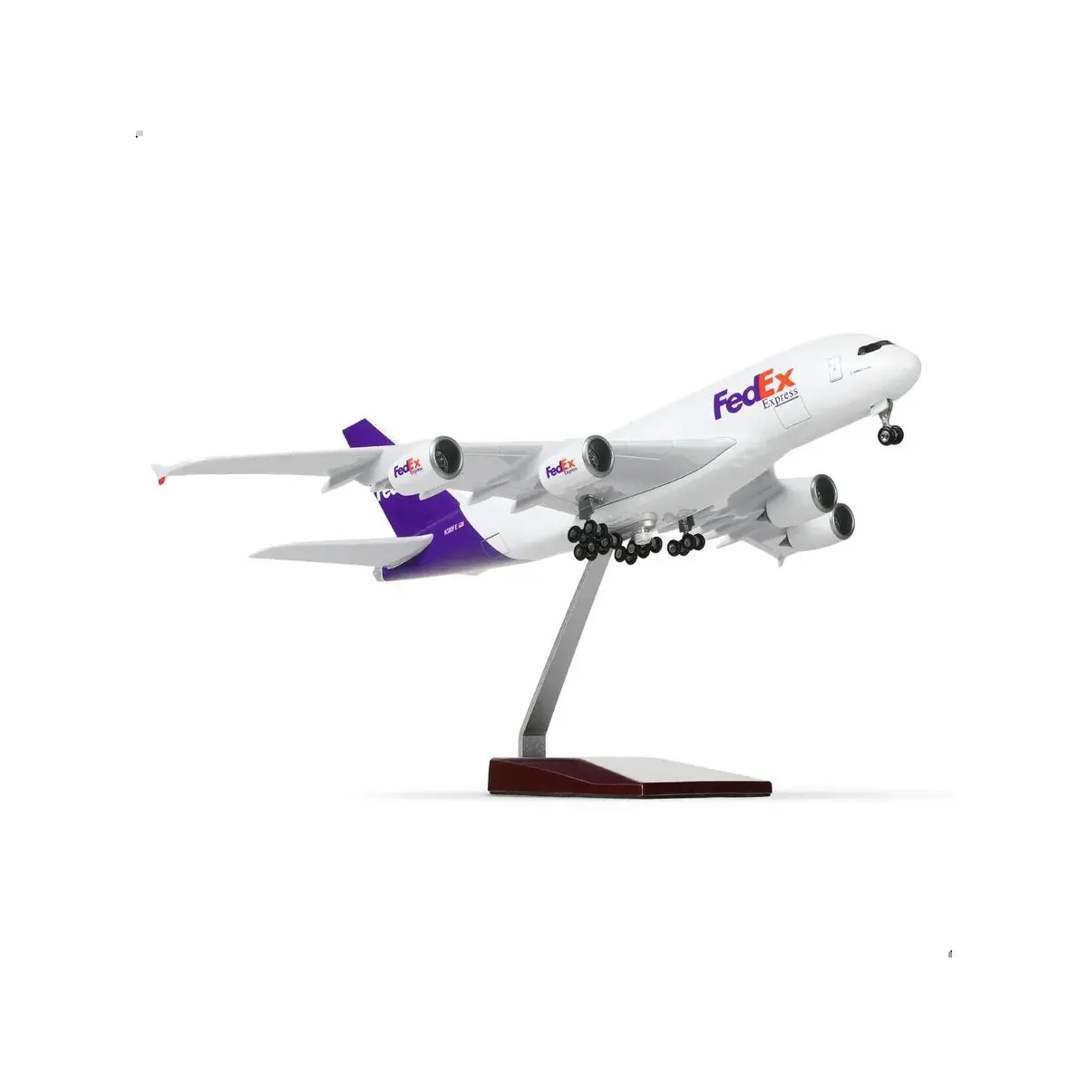 Airbus A380 1/200 Aircraft Collectible Model, Resin-Metal Construction, Includes Display Stand, Detailed Airplane Replica