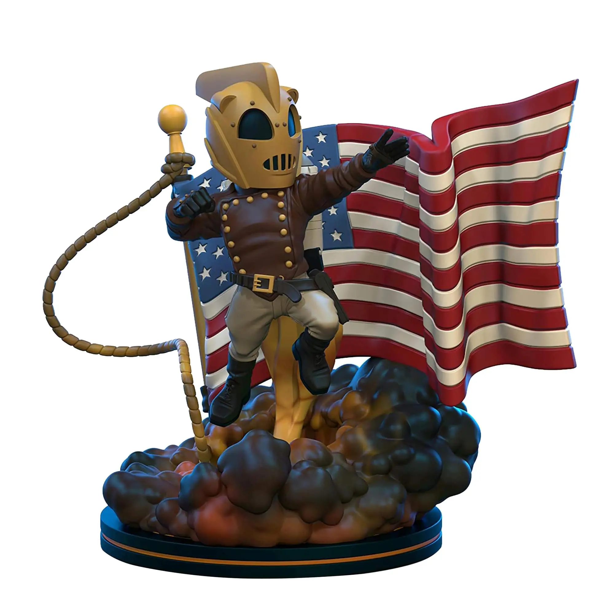 Disney The Rocketeer 5-Inch Q-Fig Elite Action Figure Model, Collectible Action Figure, Figurines for Collectors, Toy Collector Lifestyle Classic Novelty Toy