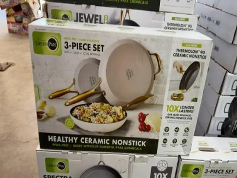 GreenPan Jewel Pro 3-Piece Cookware Set, Non-Stick Pots and Pans Set for Home Kitchen Use