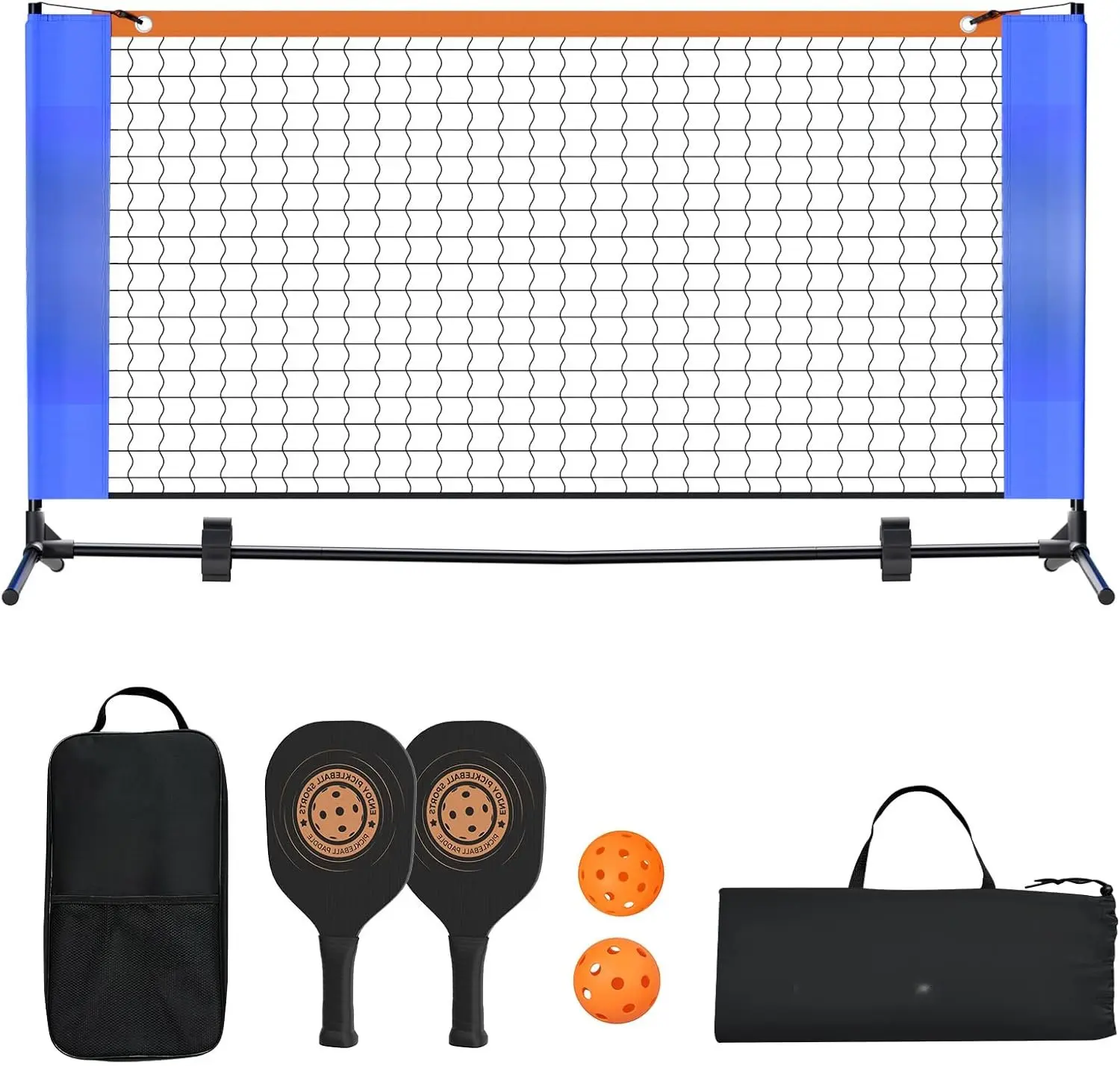 Small Mini Pickleball Net 5FT Portable  Pickleball Practice Net for Driveway, Outdoor Indoor Pickle Ball Equipment Dink  Aid