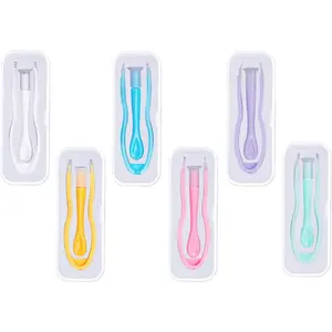 6PCS Colorful Contact Lens Remover and Inserter Tool Case Set, Contact Applicator with Soft Tip, Suitable for Contact Lens User