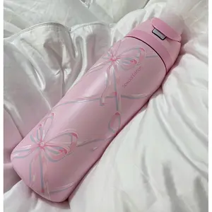 OW(Sugar Plum Fairy)double-drink insulated stainless steel outdoor sports water bottle,travel water bottle,32oz/945ml large-capacity bicycle water bottle,Lockable lid 100%leak-proof sports water cup-Drinkware Flasks Tumbler Mug Portable Insulation Bottled