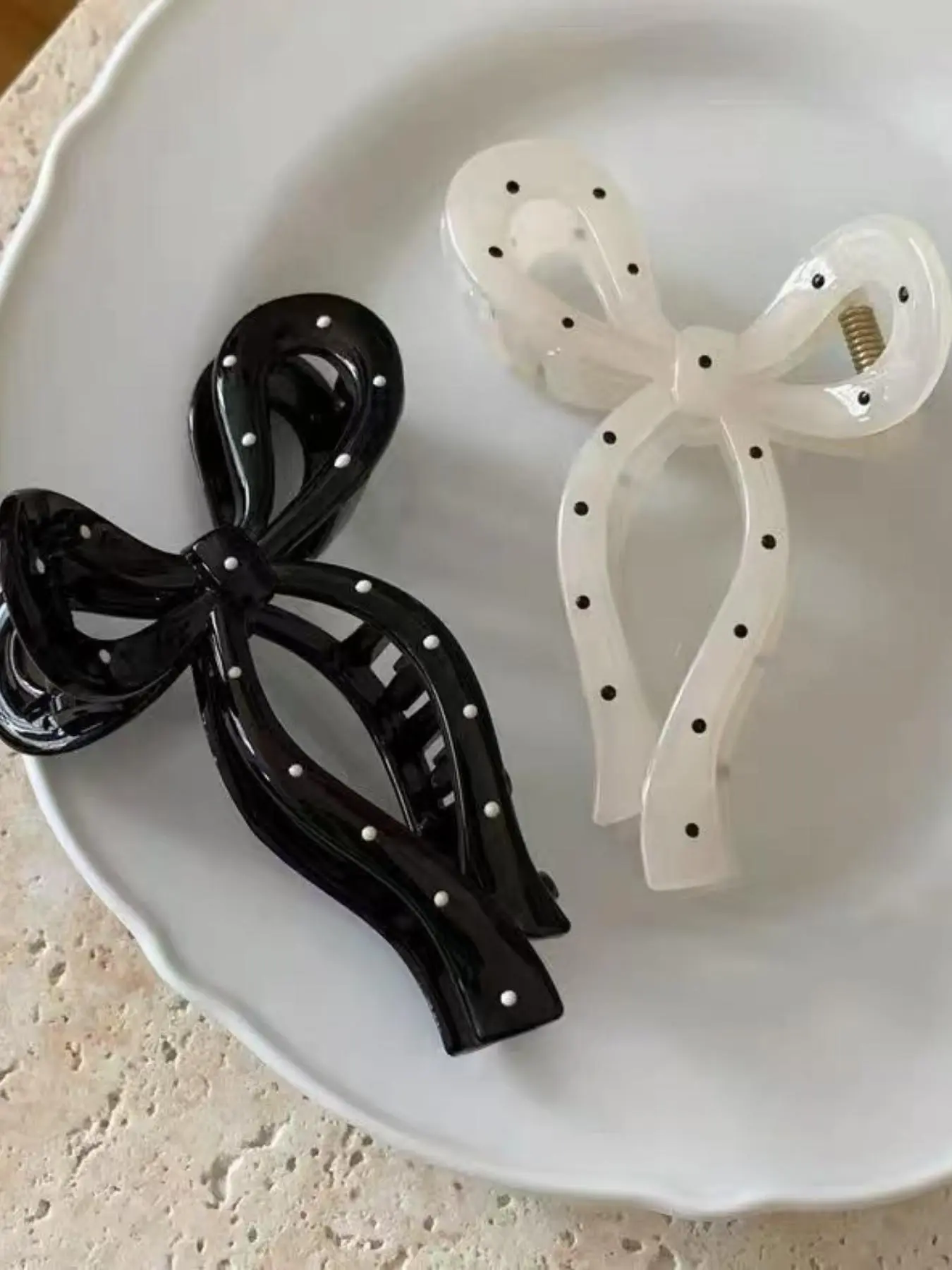 Women's Elegant Bowknot Design Hair Claws Set, Cute Trendy Hair Claws, Super Cute Clips, Fashionable Hair Accessories for Women & Girls, Hair Clip, Clip In Claw