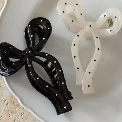 Women's Elegant Bowknot Design Hair Claws Set, Cute Trendy Hair Claws, Super Cute Clips, Fashionable Hair Accessories for Women & Girls, Hair Clip, Clip In Claw