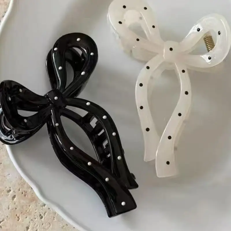 Women's Elegant Bowknot Design Hair Claws Set, Cute Trendy Hair Claws, Super Cute Clips, Fashionable Hair Accessories for Women & Girls, Hair Clip, Clip In Claw