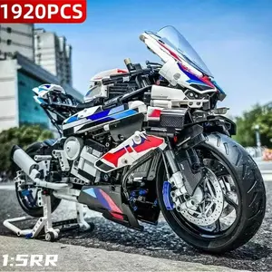 1920pcs M1000RR Heavy-Duty Tech Motorcycle MOC Building Blocks | Compatible with 42130 | Adult DIY Assembly Toy Gift
