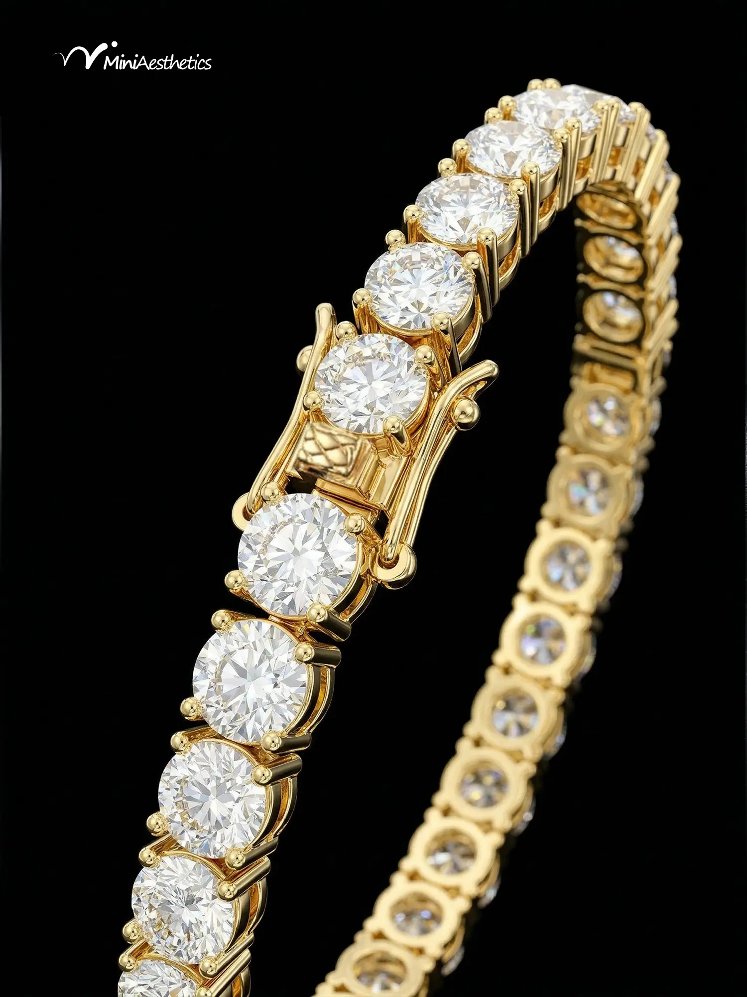 Luxurious Shiny Zircon Tennis Hip Hop Bracelet, Casual Couple Hand Chain, Lobster Clasp, Elegant Crystal Design, Perfect Gift, Cubic Zirconia Bracelet, Exquisite Bracelet, High Quality Bracelet, Beautiful Bracelets