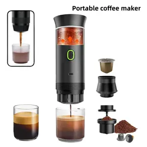 Arthink Portable Espresso Coffee Machine Self Heating for Capsules & Ground Coffee USB-C Car Coffee Maker 500-1000ml Travel Friendly 3 in 1 Method 40PSI Pump Pressure Value Pack TikTokShopBlackFriday Christmas Gift